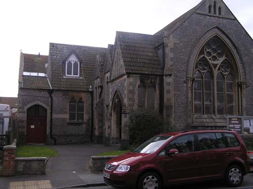 8/3 The east side of the Church prior to building work commencing.