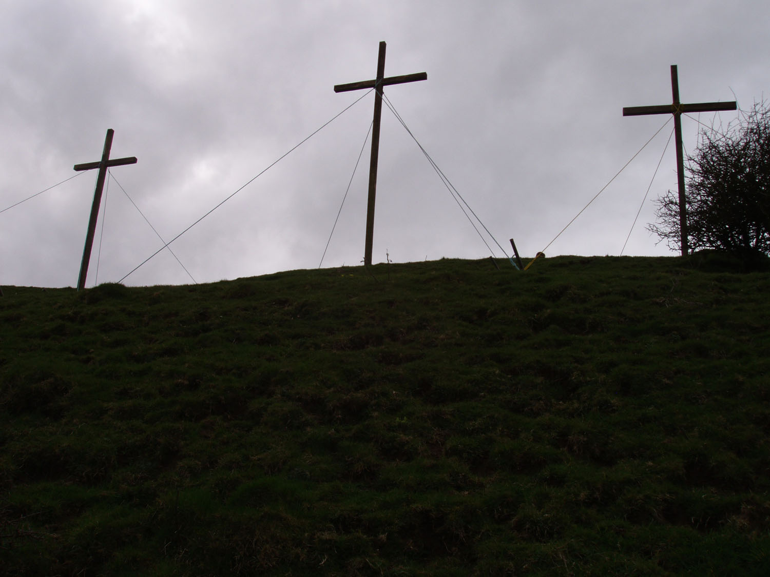 The three crosses on the Knoll.